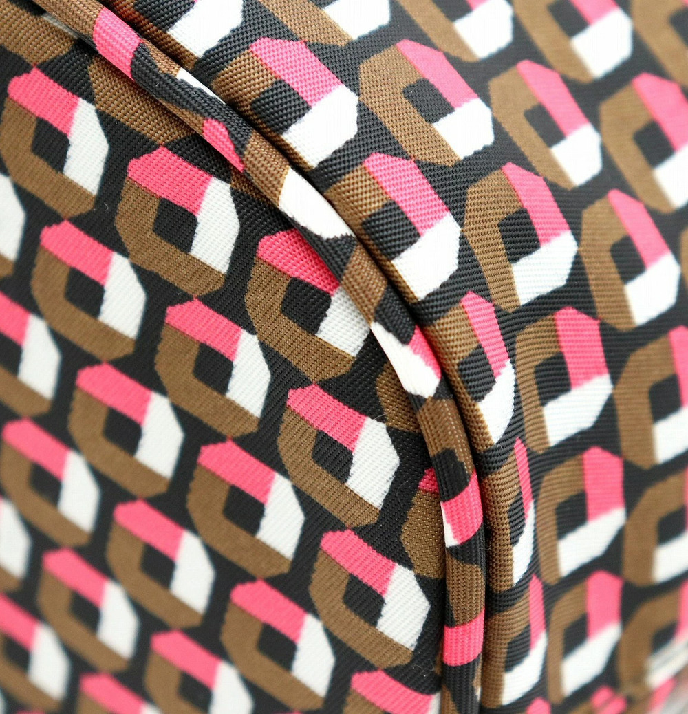 Prada TESSUTO STAMPA ROSA Drawstring Multi Leather Multicolor - Picture 3 of 9
